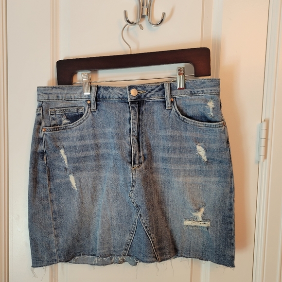 Joe's Jeans Size 30 blue mini denim skirt - Picture 2 of 5